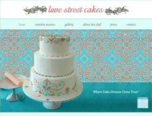 Tablet Screenshot of lovestreetcakes.com